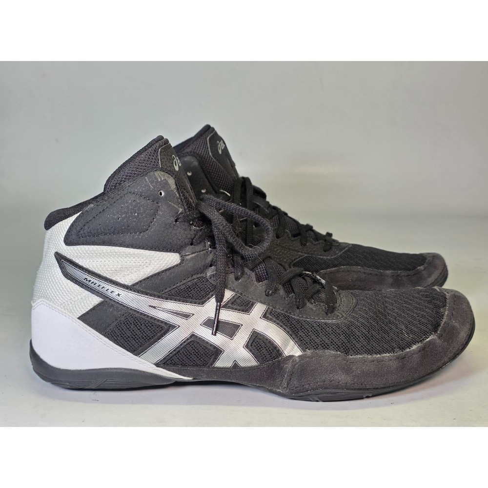 Asics Matflex 6 Men's Wrestling Sneakers Size 11.5 Black White Shoes